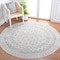 Safavieh 4 x 6 ft. Brentwood Transitional Rectangle Power Loomed Rug, Ivory & Grey BNT899B-4 - alternate 6